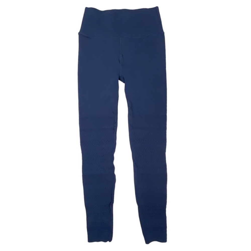 Fabletics Sculptknit Compression High Waist Legging Navy Blue L